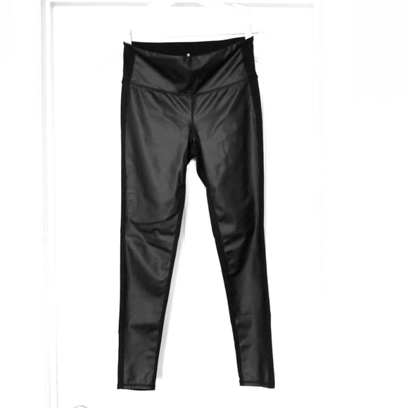 Athleta Pants - ATHLETA Faux Leather Pleather Tights Leggings SM